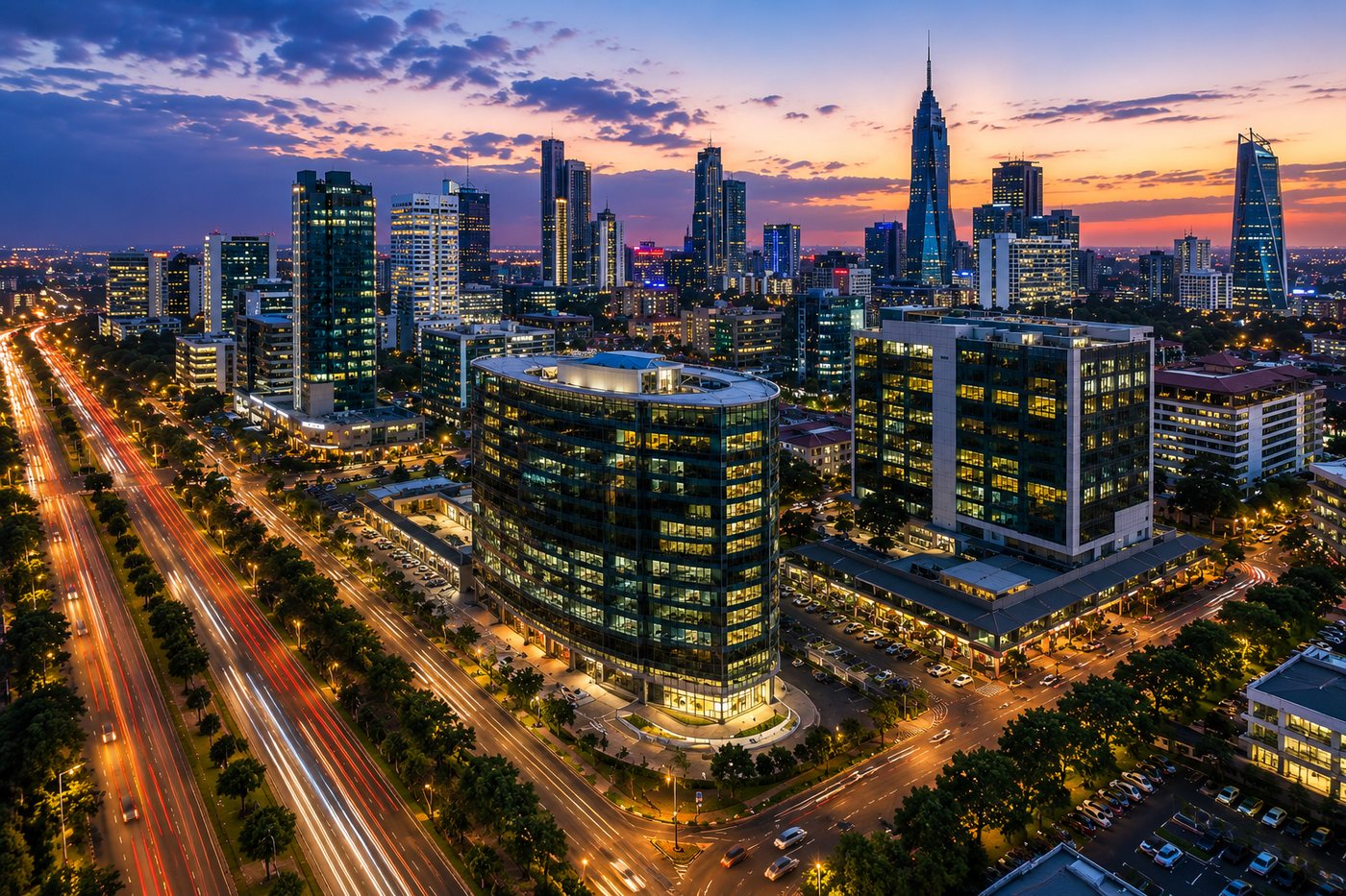 Topographic base mapping for a commercial hub in Nairobi